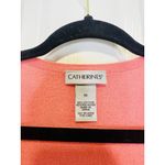 Catherines  Women’s Plus Size Pink Cardigan Size 1X With Pockets Cozy Cottage. Photo 2