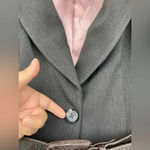 Byron Lars Beauty Mark Belted Trench Blazer"size 8 Gray Photo 1