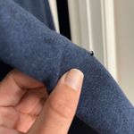 Banana Republic  Silk Blend Unstructured Knit Sweatshirt Blazer, Navy Blue Sz S Photo 10