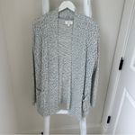 Lou & grey Marled Gray Women's Open Front Cardigan Sweater Size Medium Photo 10