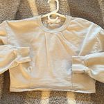 Talentless Cropped Dart Light Weight Crewneck Long Sleeve Photo 2