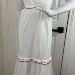 Loft RAINBOW RUFFLE STRAPPY TIERED MAXI DRESS Large #142 Photo 1