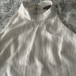 Ann Taylor  Ivory Pinstripe Blouse Photo 2