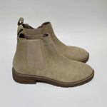 Steve Madden Leopold Chelsea Boots Suede Tan Ankle Booties Lug Sole Scandi Girl Photo 2