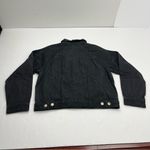 Madewell Oversized Jean Jacket Womens XS Black Lunar Wash 100% Cotton M4230 NEW Photo 11