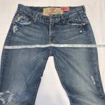 7 For All Mankind boot cut distressed bejeweled denim jeans Excellent Like New! Photo 14