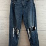 American Eagle Relaxed Mom Jean Distressed Jeans Size 2 Photo 0