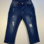 BWQ Jeans for Women Size 26 High Waist Capris Leg Mom Jeans Photo 0