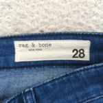 Rag and Bone Dre Low Rise Slim Boyfriend Women's Blue Denim Jeans 28 Photo 2