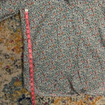 Lands' End Lands’ End Women’s Floral Cotton/Linen Blend Half Button Down Long Sleeve Size M Photo 12
