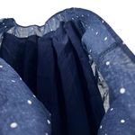 Entro  navy polka dot mini dress lightweight summer spring wedding vacation small Photo 3