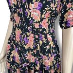 Paris Sport Club Vintage 90s Womens Prairie Floral Button Front Midi Shirt Dress Pink Size undefined Photo 6