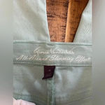 Gloria Vanderbilt Amanda Midrise green denim Capri. Size 14. Photo 7