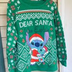 Disney stitch all over ugly Christmas sweater Photo 3