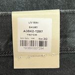 AGOLDE Liv Mini Skirt Black Denim in Vapor Size 30 New with Tag NWT Photo 5