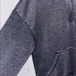 Hippie Rose  WASHED BLACK L/S SWEATSHIRT QUARTER ZIP KANGAROO POCKET SIZE M NWTS Photo 4