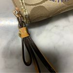 Coach  Poppy Bifold Zip Up Wallet Light Khaki Gold Photo 3