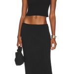 Lounge Revolve SNDYS  Baha Ribbed Skirt in Black Photo 0