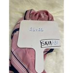 Rivateade Paris Pink Floral Square Scarf 26x26 Je Taime Print Lightweight Access Photo 5