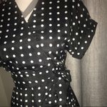 WD•NY NWT - WD.NY Black & White Polka Dot Dress- Size XS Photo 4