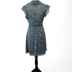 Route 66 Size 7/8 (small) vintage 1990s era ruffled v-neck cap sleeve empire waist knee length dress Photo 3