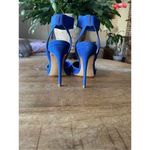 Steve Madden high heels blue suede shoes size 6,5 Photo 4