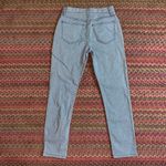 Joie  BUTTON FRONT NAUTICAL NAVY & WHITE VERTICAL STRIPE JEANS Photo 4