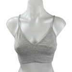 Alo Yoga Alo Gray Sleeveless Cami Camisole Activewear Sports Bra Bralette Crop Tank Top S Photo 0