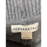 Aeropostale Women's Gray High Waisted Rib Knit Trim Flare Yoga Lounge Pants Sz L Photo 3