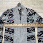 Northern Angel Aztec Southwestern Open Front‎ Long Cardigan Duster Sweater M Size M Photo 3