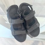 ZARA Black Platform Sandals Sz 39 - US 8.5 Photo 7