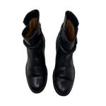 Frye Melissa Seam Short Boots Leather Black Size US 6 Photo 5