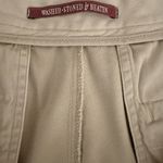 Vintage Berle High Waist Khaki Shorts With Martinis Embroidered All Over Size 36 Tan Photo 4
