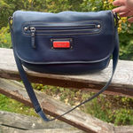 Relic  Navy Grained Shoulder Bag NWT Photo 0