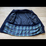 edoardo bonazzi per aledoa‎ italy Womens coat XL Blue Vintage Photo 8