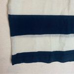 Rollas womens medium short sleeve shirt blue and white stripe casual basic Photo 5