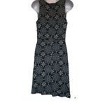 Loft Blue Pink Geometric Mandala Print V neck Sleeveless Flowy Skater Dress 4 Photo 2