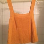 ZARA Cropped Square Neck Knit Tank Top Photo 0