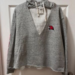 Victoria's Secret Pink ‎ Miami RedHawks V-Neck Cropped Hoodie Collegiate-Large Photo 0