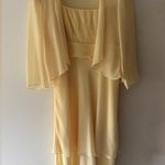Ursula of Switzerland Stunning Mother of the Bride or Groom Yellow Chiffon Dress Size 4 Photo 0