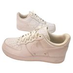 Nike  Air Force 1 Pearl White DQ0231-100 Womens White Leather Sneaker Shoe - 10 Photo 6