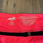 Avia Black & Hot Coral Cropped Workout Leggings Size L Photo 2