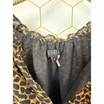 1 State Women's Black And Brown Leopard Print Top Photo 4