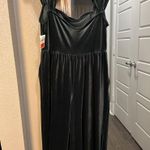 Old Navy  Fit & Flare Velvet Jumpsuit Photo 4