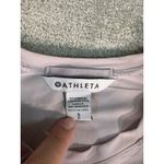 Athleta long sleeve purple running work out athletic top silky soft small Photo 1