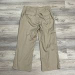 Chico's Beige Cropped Stretchy Straight Leg Cargo Pants Size S/4 Photo 3