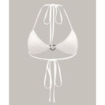 SheIn ICON Rhinestone Heart Ring Backless Halter Top in White, Size S Photo 1