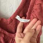 American Eagle  Sunchaser Knit Drop Waist Midi Dress Small Pink Red Photo 5