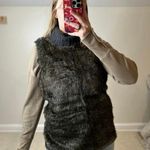 Pim + Larkin : Faux Fur Pullover Knit Turtleneck Vest / Sleeveless Sweater Photo 0