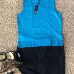 Cable & Gauge  Knit Top Sleeveless Blue Size XL NWT Photo 6